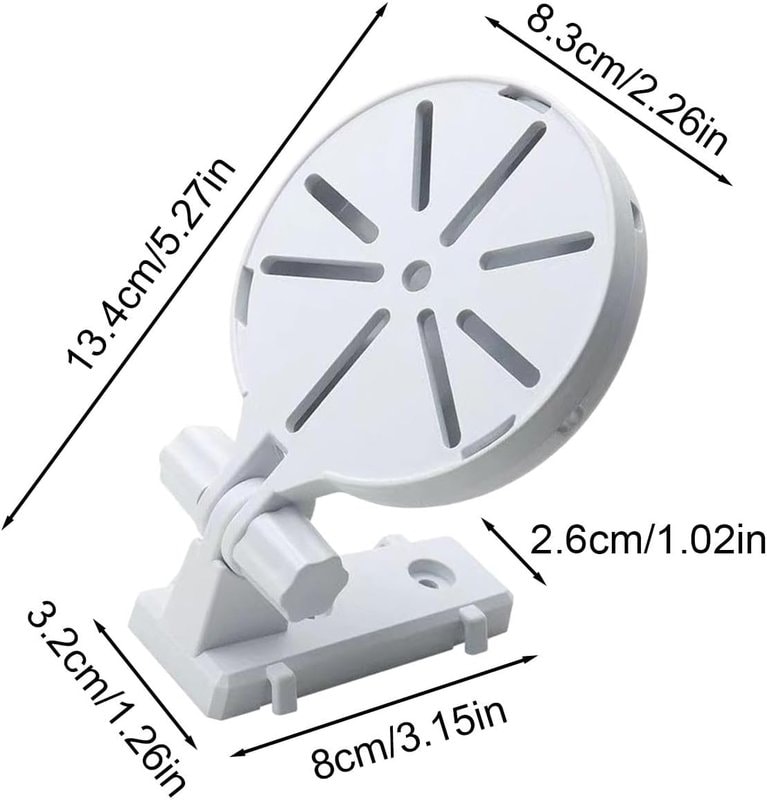 Adhesive CCTV Camera Mount Bracket 180° Indoor Wall Shelf