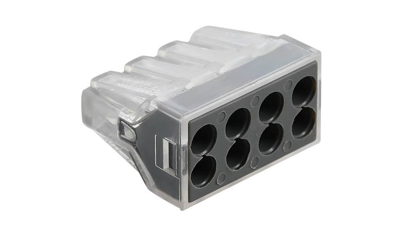 108 Push Wire Connector 8 Port Inline Terminal Block