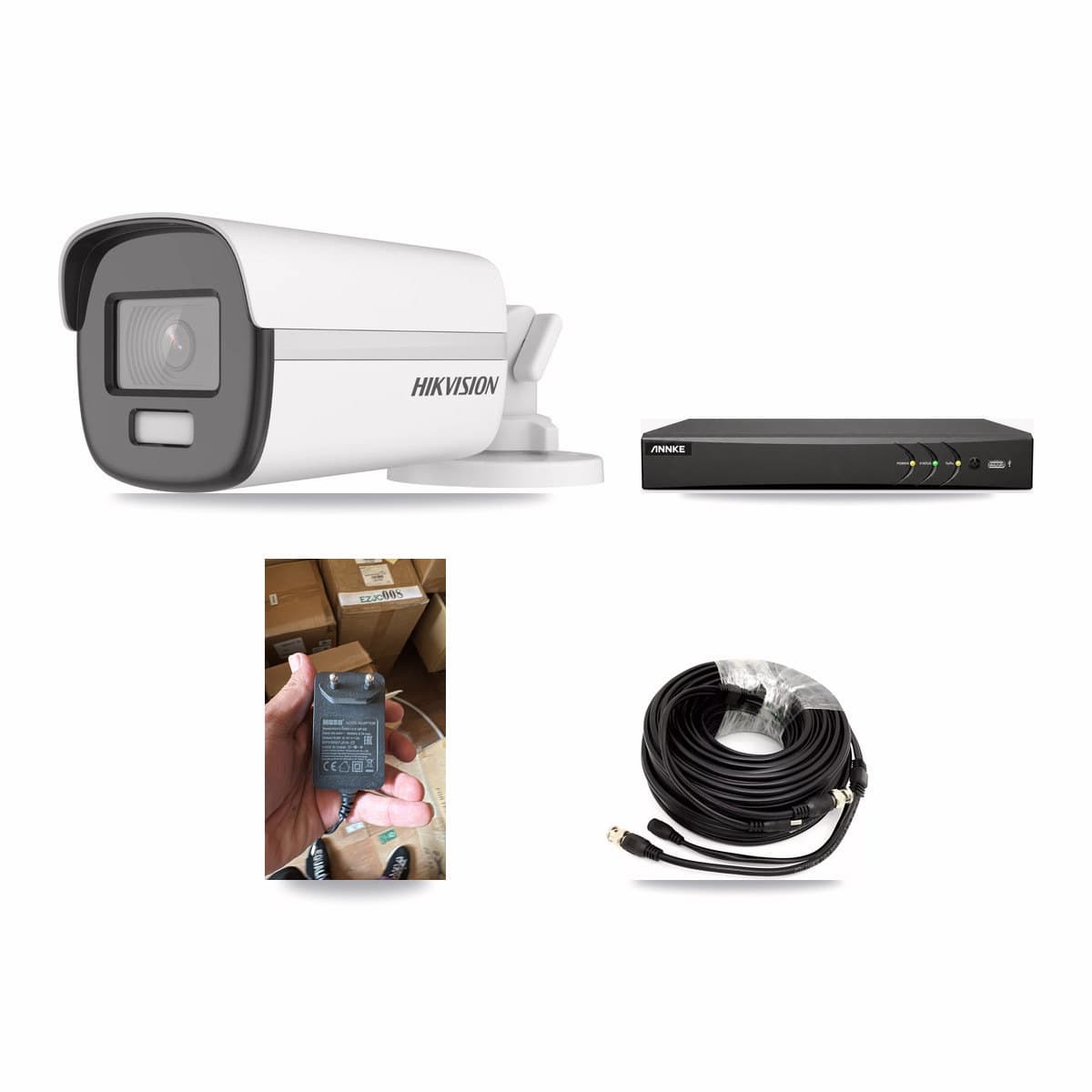 ANNKE 4-channel CCTV kit: 1 camera (1× 4K Bullet), 3TB hard drive