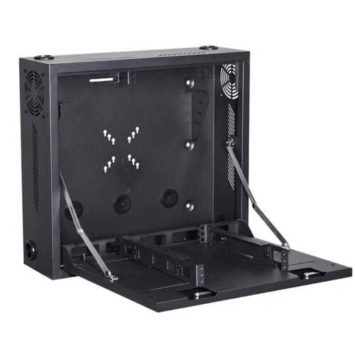 Lock Box Wall Mount Enclosure 27×21×5cm Black
