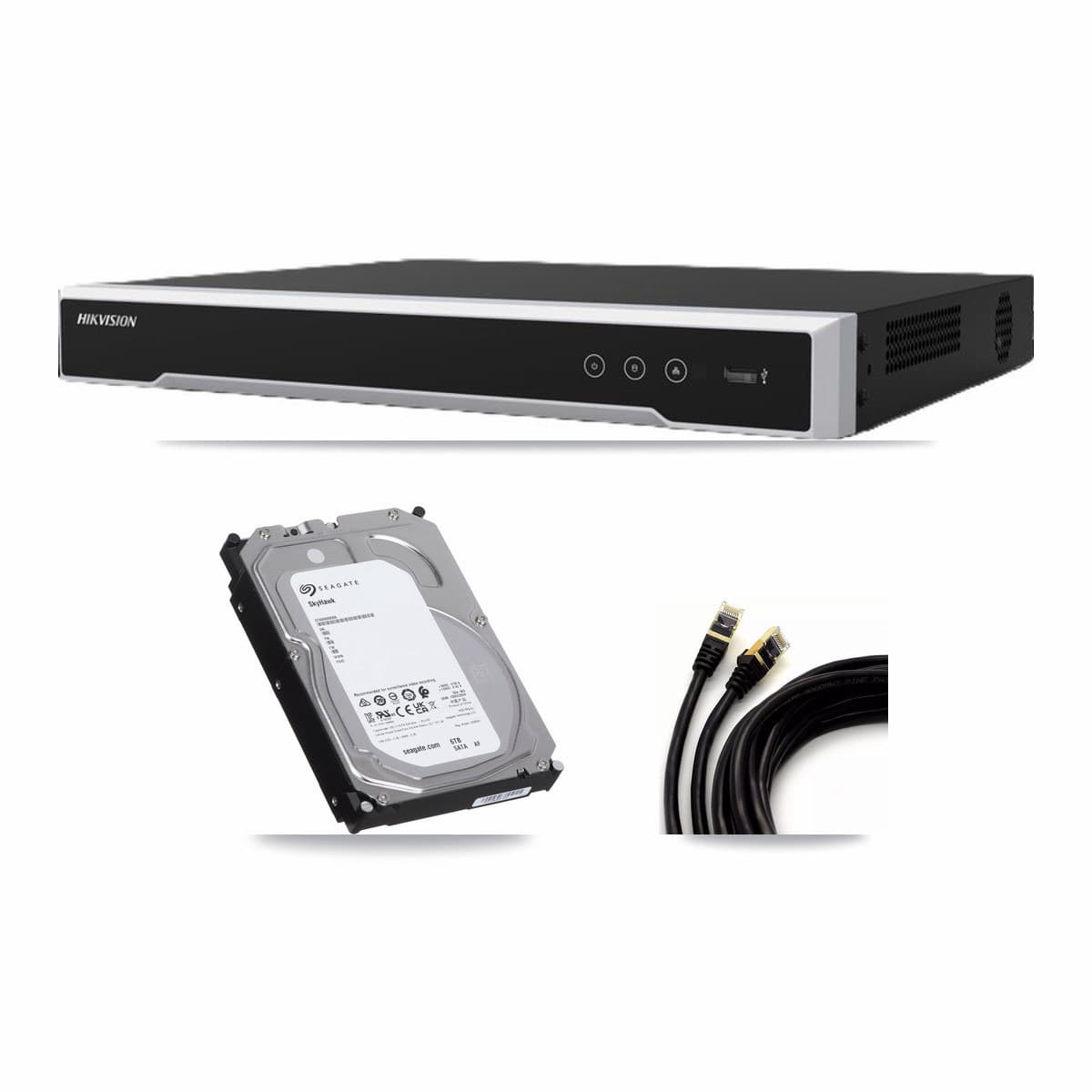 Hikvision 8-Channel 5MP CCTV Kit — 5 Dome Cameras + 6TB Recording - Image 1