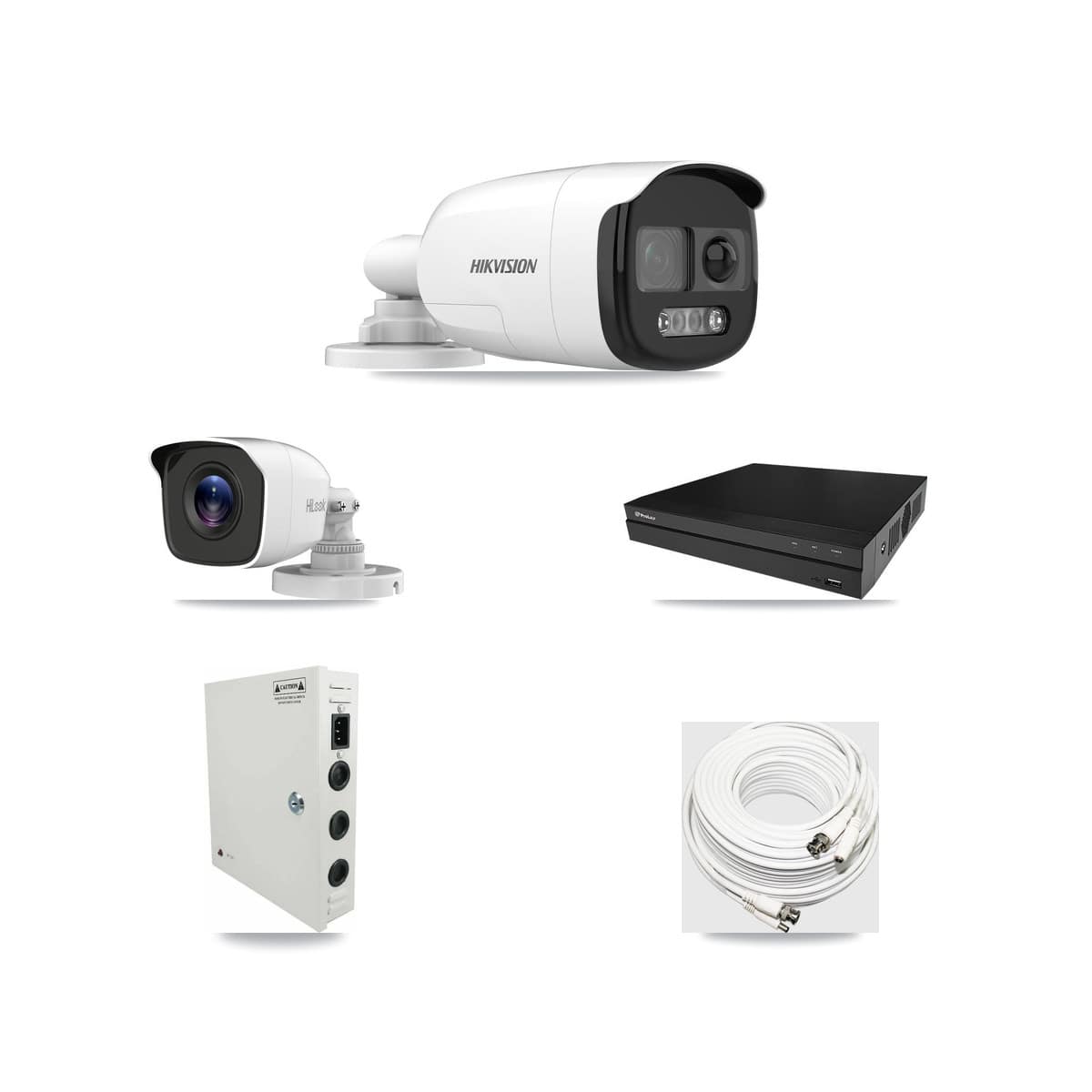 8-Channel 4MP – 5MP CCTV Kit — 1 5MP + 1 4MP Bullet Cameras + 3TB Recording (PXD-5208AN Recorder) - Image 1