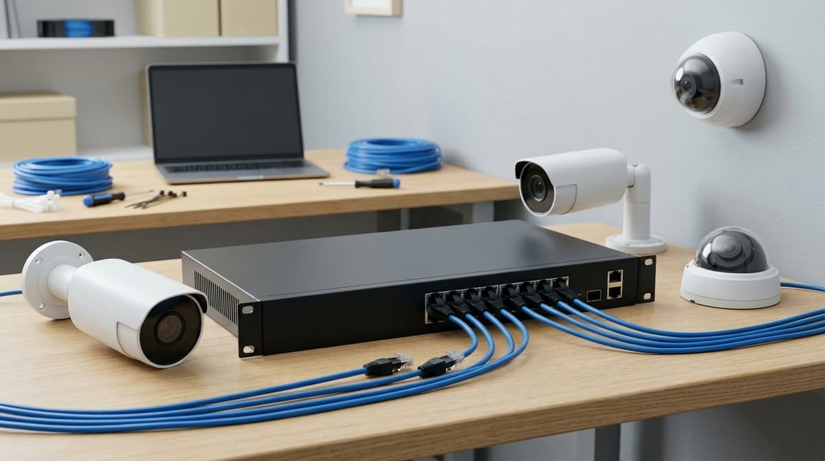 What Size PoE Switch for 8 CCTV Cameras? UK Guide 2026