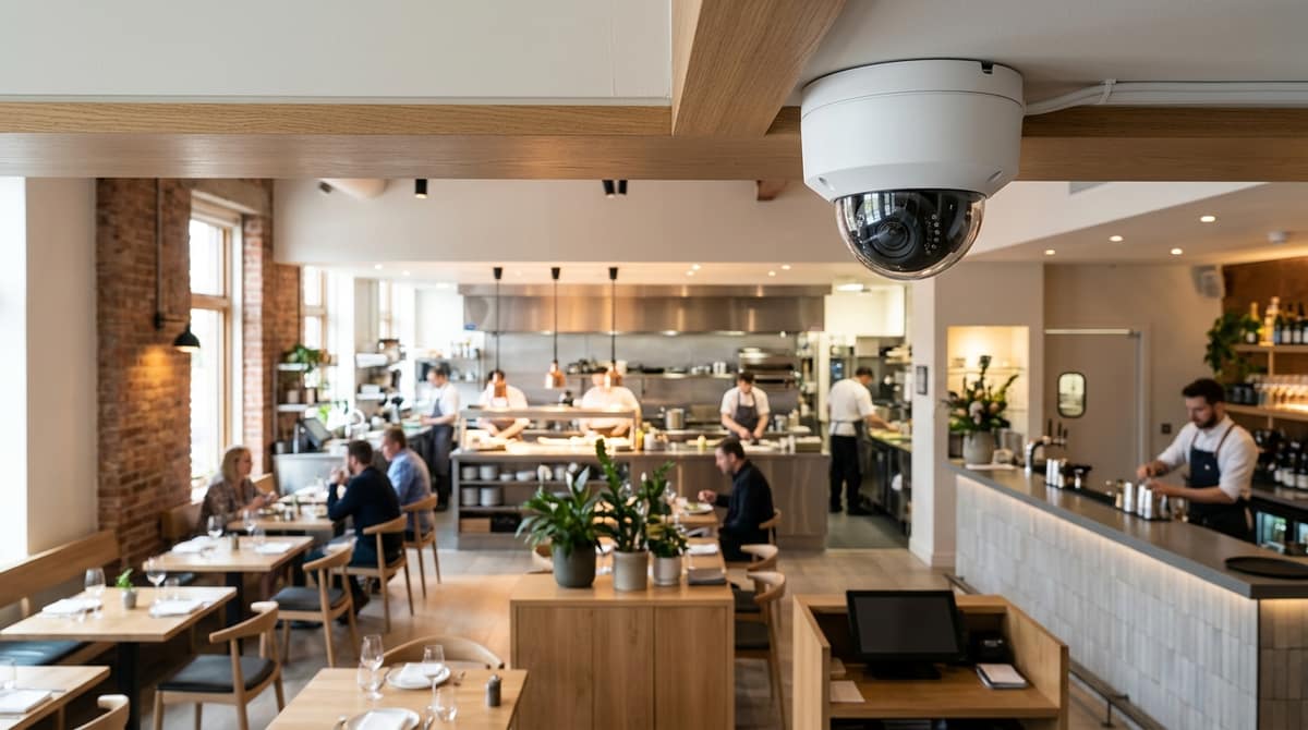 CCTV for Restaurants UK 2026: Zones, Kitchen Cameras, GDPR