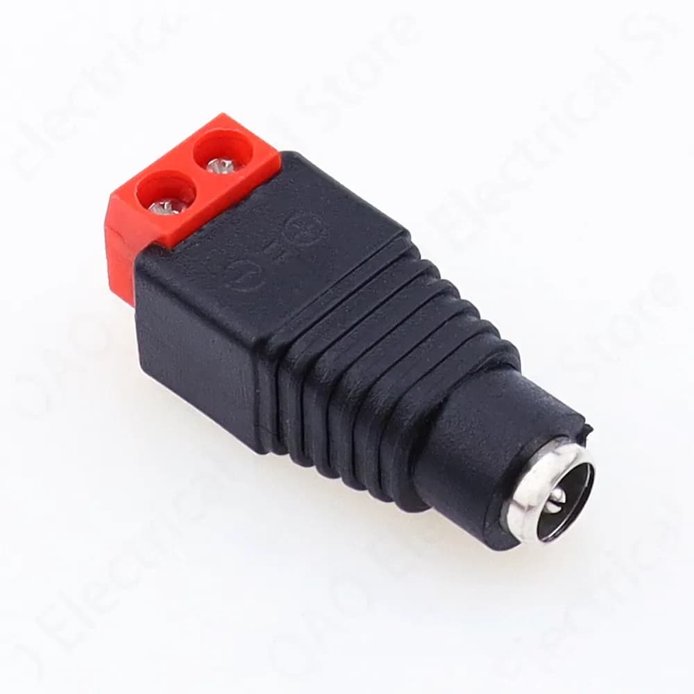 12V DC CCTV Male and Female Power Connector Plug and Socket Adapter
