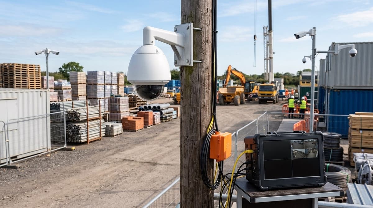 CCTV for Sites 2026: Construction, Yard & Storage Guide