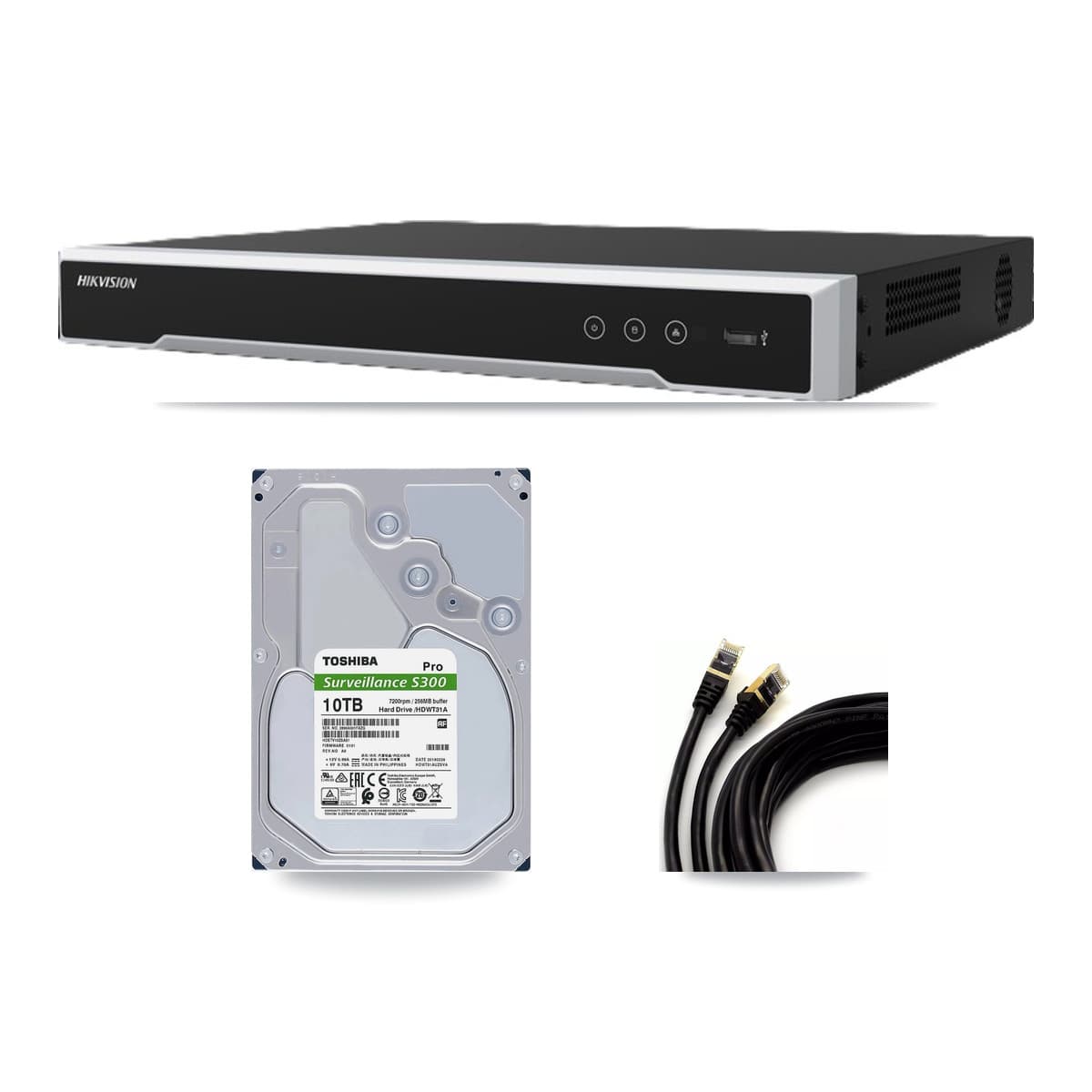 Hikvision 16-Channel 5MP CCTV Kit — 7 Dome Cameras + 10TB Recording - Image 1