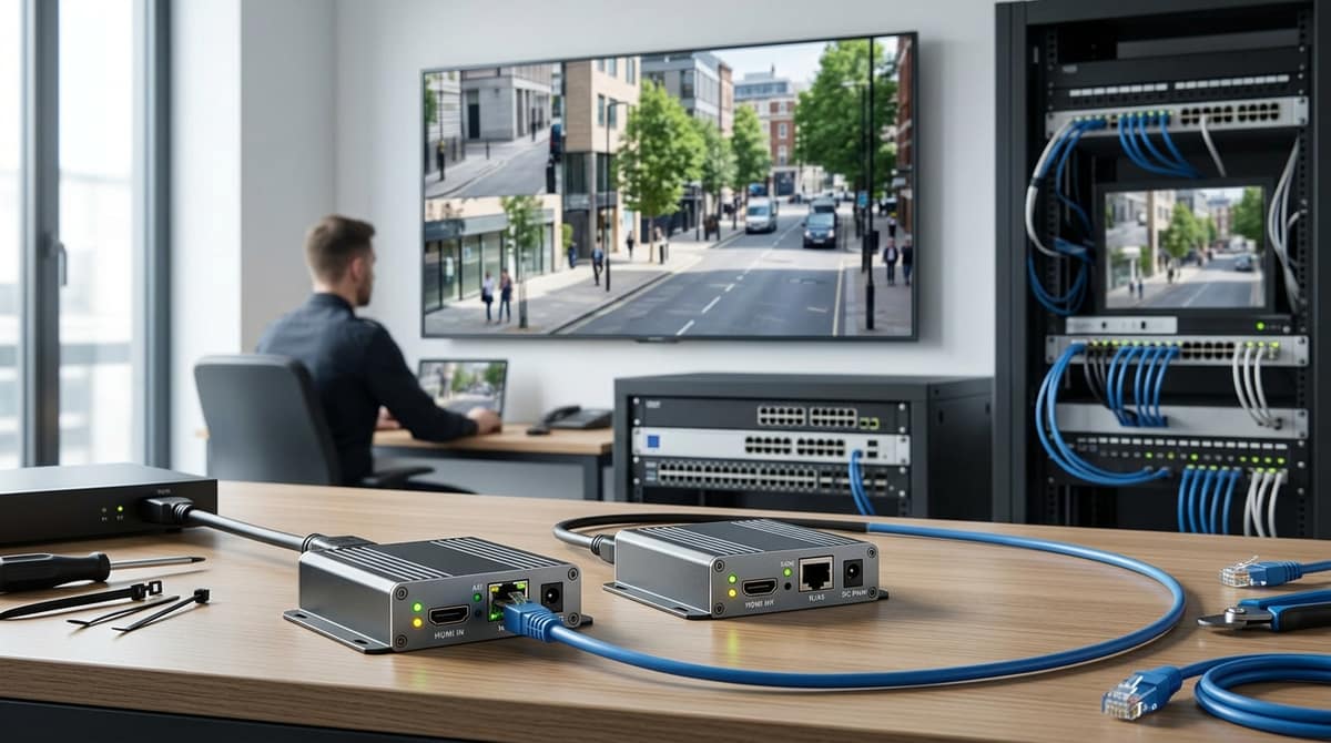 HDMI Extender for CCTV: Cat6 Distance & 4K 2026