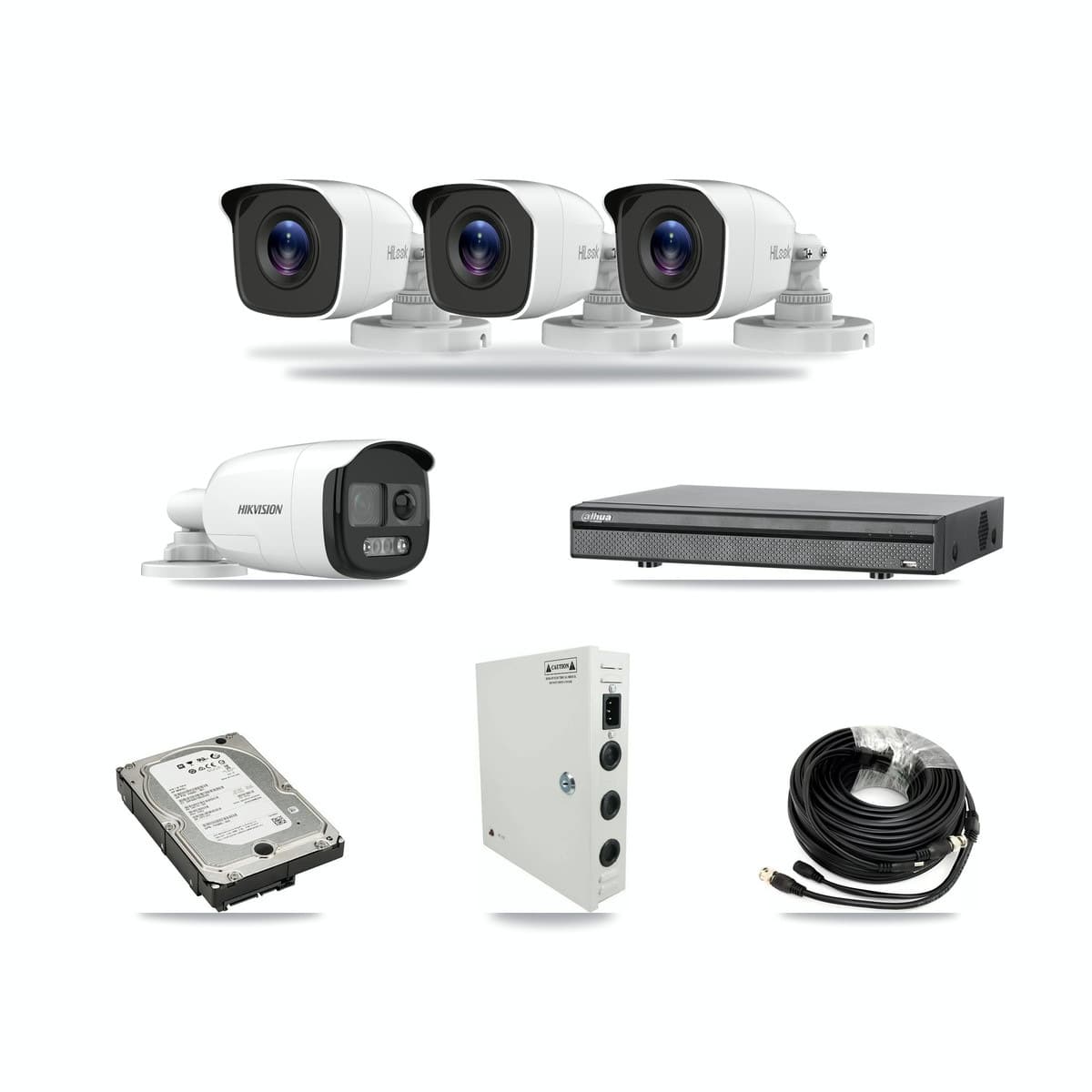 8-Channel 4MP – 5MP CCTV Kit — 1 5MP + 3 4MP Bullet Cameras + 5TB Recording - Image 1