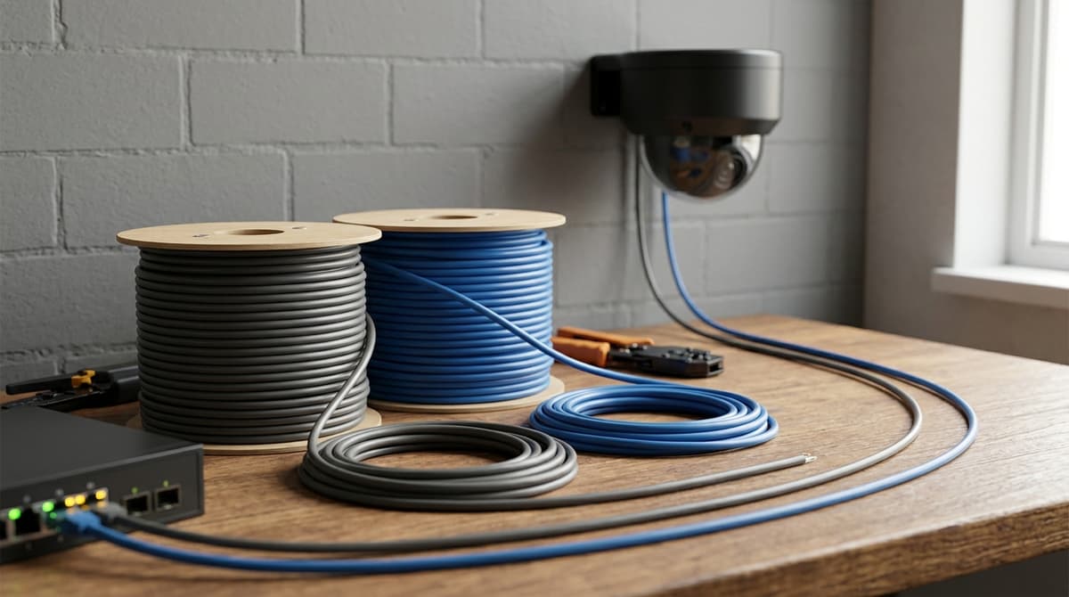 Cat5e vs Cat6 Cable for CCTV: Speed & Distance Guide