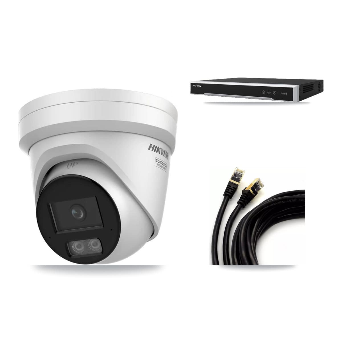 Hikvision 16-channel CCTV kit: 1 camera (1× 4K Turret), 3TB hard drive