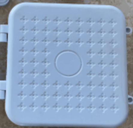 IPBOX 140×130×62 Weatherproof Junction Box Grey/White